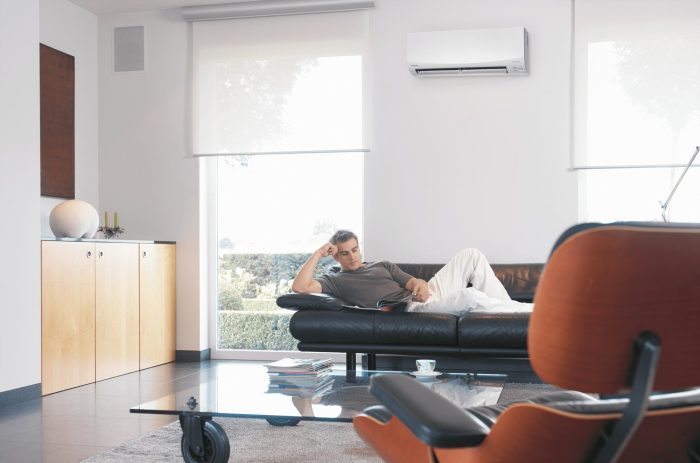 Image of Daikin Cora Split System Unit in Gold Coast Living Room